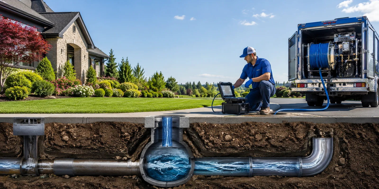 Drainage restoration information for New Freeport, PA